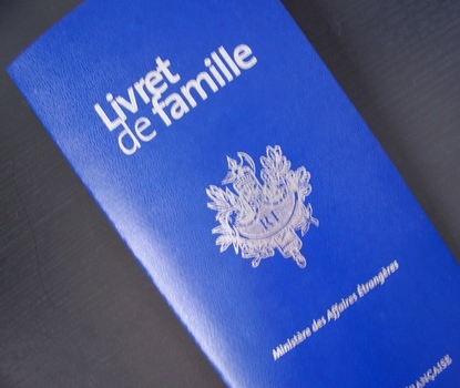 livret de famille семейная книжка во Франции